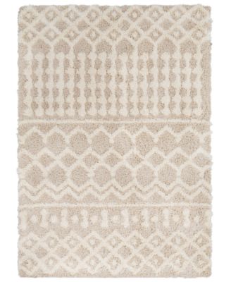Livabliss - Urban Shag USG-2303 Cream 5'3" x 7'3" Area Rug
