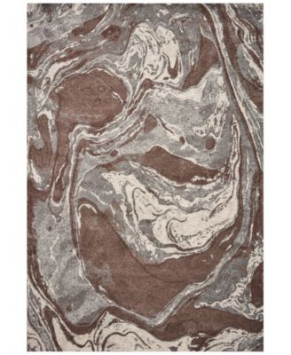 Kas - Illusions Flow 6217 Mocha 6'7" x 9'6" Area Rug