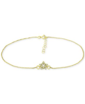 Giani Bernini - Cubic Zirconia Star Ankle Bracelet
