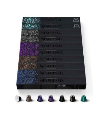 Nespresso - Capsules OriginalLine , Best Seller Variety Pack, Dark Roast Espresso Coffee, 100-Count Espresso Pods