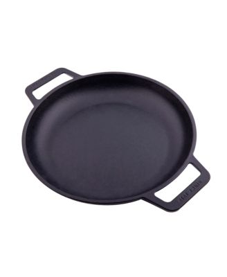 Victoria - 10" Round Skillet with Double Loop Handles, Seasoned