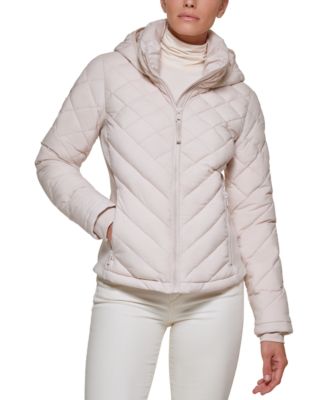 Calvin Klein - Women's Hooded Packable Puffer Coat