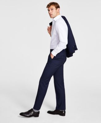 Michael Kors - Men's Classic-Fit Stretch Wool-Blend Suit Pants