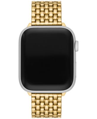 Tory Burch - Gold-Tone Stainless Steel Bracelet For Apple Watch&reg; 38mm-45mm