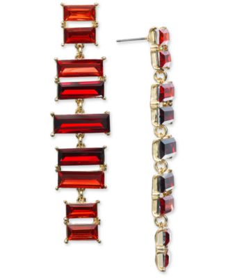 I.N.C. International Concepts - Gold-Tone Crystal Linear Earrings