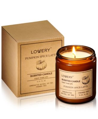 Lovery - Pumpkin Spice Latte Scented Candle, 8.81 oz.