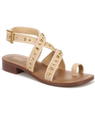 Franco Sarto - Ina 2 Toe Loop Ankle Strap Stacked Heel Sandals