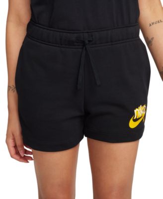 Nike - Women's Sportswear Club French Terry Graphic Fleece Shorts