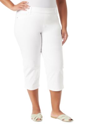 Gloria Vanderbilt - Plus Size Shape-Effect High-Rise Capri Jeans