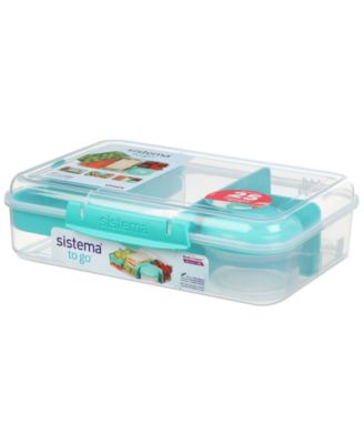 Sistema - Create To Go Bento Box 6-Cup Food Storage Container