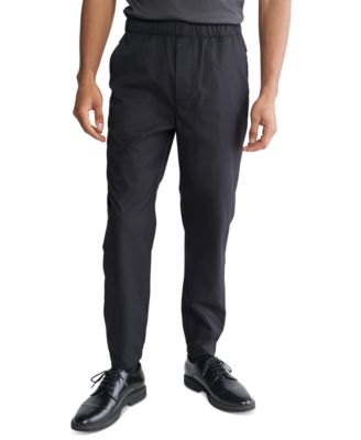 Calvin Klein - Men's Tech Slim-Fit Solid Drawstring Pants