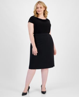 Kasper - Plus Size Pencil Skirt