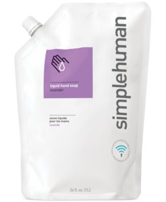 simplehuman - Lavender Hand Soap Liquid Refill Pouch, 34 oz.