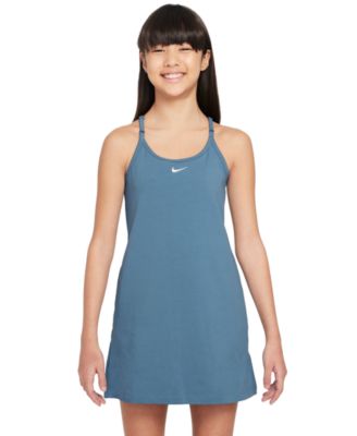 Nike - Big Girls' Sportswear Logo Adjustable-Strap Tank Dress