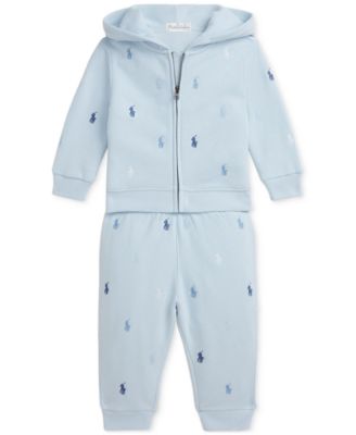 Polo Ralph Lauren - Baby Embroidered Hoodie & Pant Set
