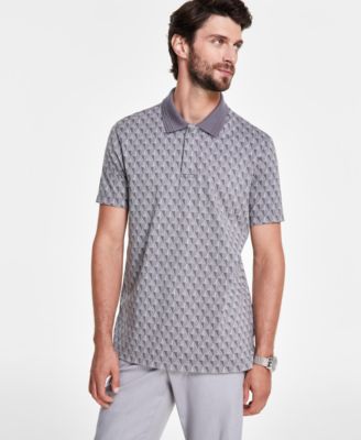 Alfani - Men's Geometric Pattern Polo Shirt