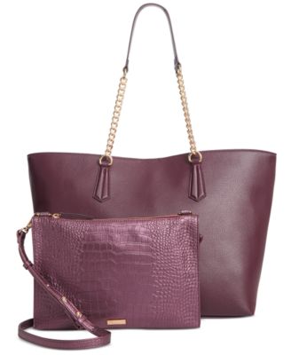 I.N.C. International Concepts - Zoiey 2-In-1 Extra-Large Black Tote