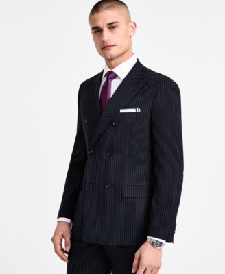 Alfani - Men's Slim-Fit Pinstripe Suit Jacket