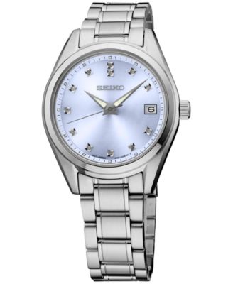 Seiko - Women's Stainless Steel Bracelet Watch 32mm