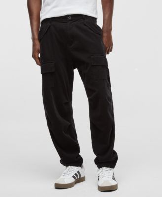 Mode of One - Men's Regular-Fit Cotton Tapered Cargo Pants