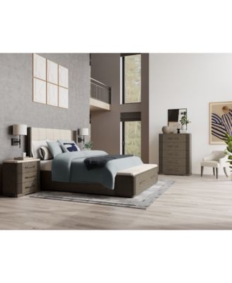 Furniture - Frandlyn 3pc Bedroom Set (King Storage Bed + Chest + Stone Top Nightstand)
