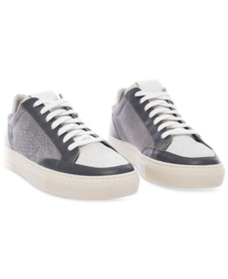 P448 - Men's Soho Perforated Logo Low-Top Sneakers