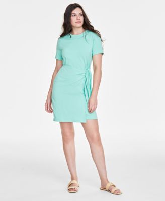 On 34th - Women's Side-Tie Knit Mini Dress