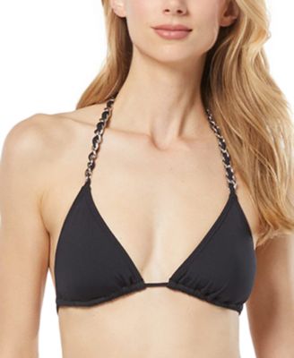 Michael Kors - Women's Chain-Strap Triangle Bikini Top