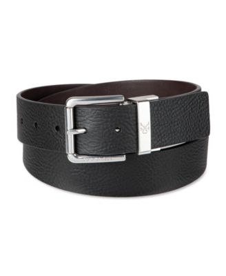 Calvin Klein - Men's Pebble Grain Reversible Jean Belt
