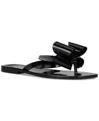 Jeffrey Campbell - Sugary Jelly Bow Flip Flop Sandals