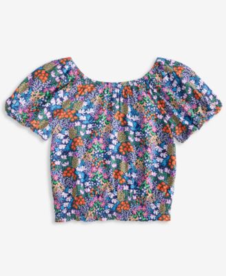 Epic Threads - Big Girls Garden Ditsy Printed Smocked Top