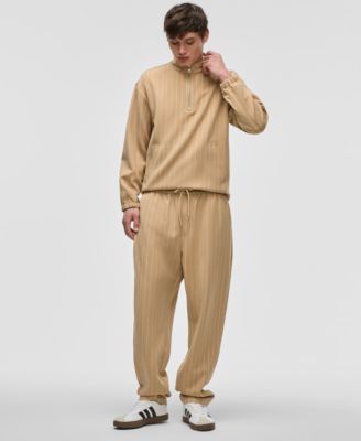 Mode of One - Men's Regular-Fit Pinstripe Track Pants