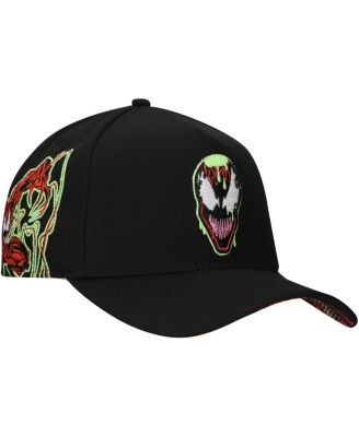 Lids - Men's Black Carnage Glow-in-the-Dark Radioactive A-Frame&nbsp;Adjustable Hat