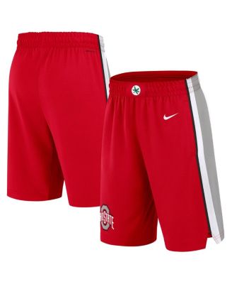 Nike - Men's Scarlet Ohio State Buckeyes Road Replica Performance Basketball Shorts