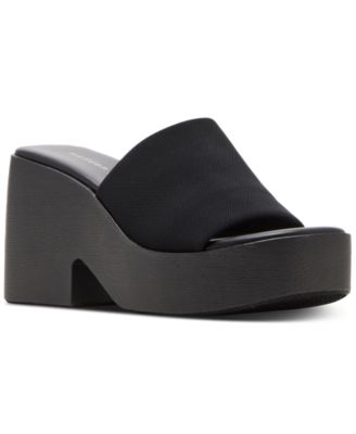 Madden Girl - Raquel Mesh Platform Slide Sandals