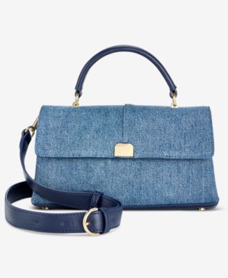 On 34th - Kristt Small Denim Top Handle Crossbody