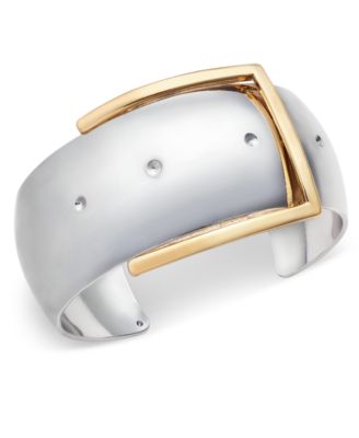 I.N.C. International Concepts - Two-Tone Buckle Cuff Bracelet