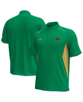 Under Armour - Men's Kelly Green Notre Dame Fighting Irish Title Performance Polo