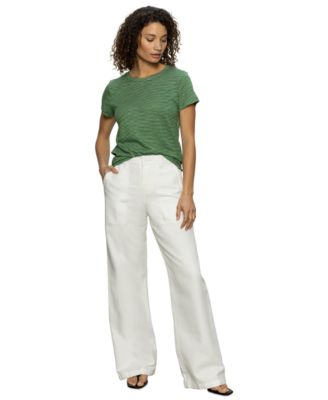 Sanctuary - Women's Linen-Cotton Utility-Pocket Pants