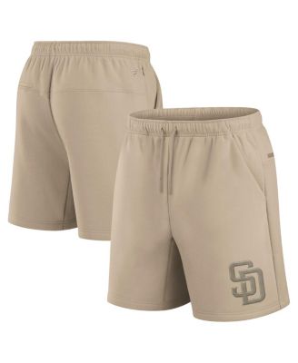 Fanatics - Men's and Women's Khaki San Diego Padres Elements Super Soft Fleece Shorts