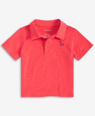 First Impressions - Baby Boy Embroidered Dog Polo Shirt