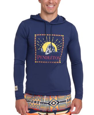 Pendleton - Men's Graphic Long-Sleeve Hoodie Rashguard