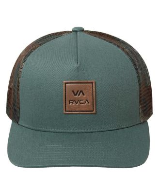 RVCA - Men's Teal VA All The Way Trucker Adjustable Hat