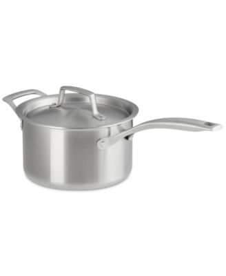Le Creuset - Essential Stainless Steel Round Saucepan with Lid, 3 Qt.