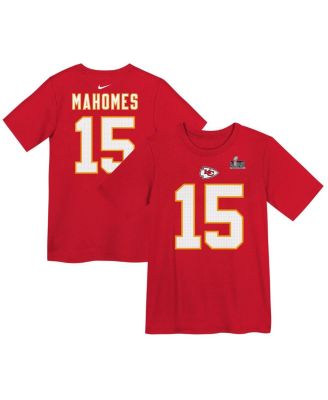 Nike - Preschool Patrick Mahomes Red Kansas City Chiefs Super Bowl LIX Player Name Number T-Shirt