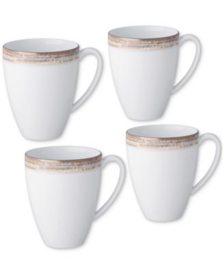 Noritake - Raylan Porcelain Mugs, Set of 4
