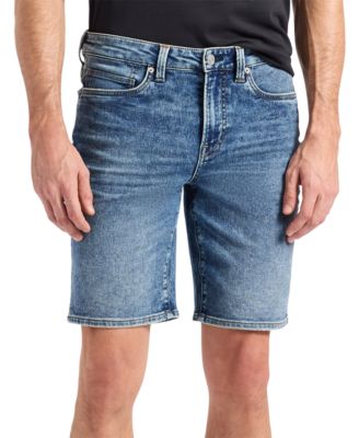 Buffalo David Bitton - Men's Dean Straight-Fit Stretch 10-1/2" Denim Shorts