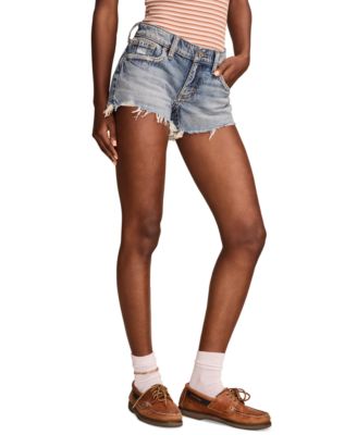 Lucky Brand - Women's Distressed Low-Rise Festival Shorts