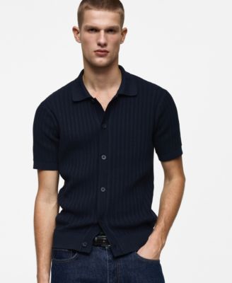 MANGO - Men's Cotton Structued Polo Shirt