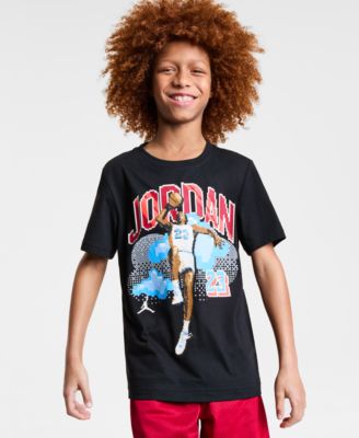 Jordan - Big Boys Short-Sleeve Pixel Graphic T-Shirt